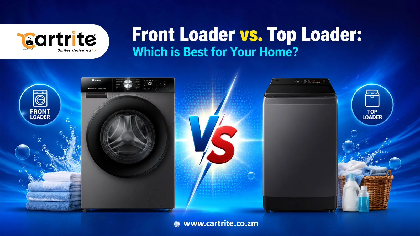 Top Loader vs. Front Loader: Which Washing Machine Saves More Water and Electricity in Zambia?