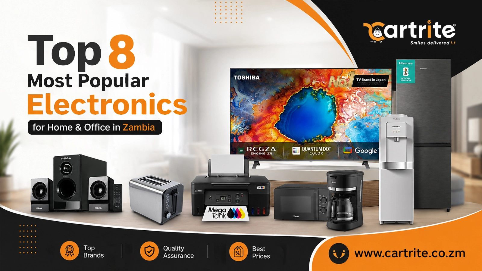 Upgrade Your Home & Office with These Top 8 Electronics | Cartrite Zambia Blog