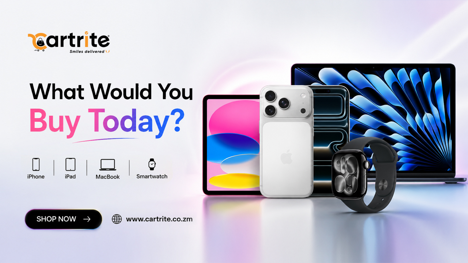 What Would You Buy Today? iPhone, iPad, MacBook or Smartwatch– Find the Best Apple Product in Zambia | Cartrite Zambia Blog