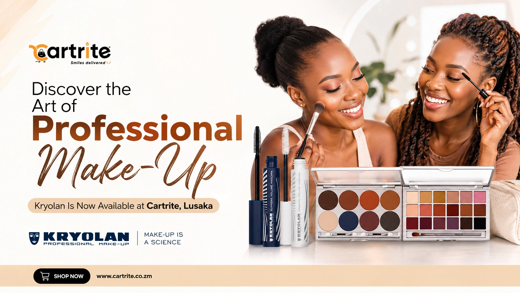 Kryolan Professional Make-Up Is Now Available at Cartrite in Lusaka, Zambia | Cartrite Zambia Blog