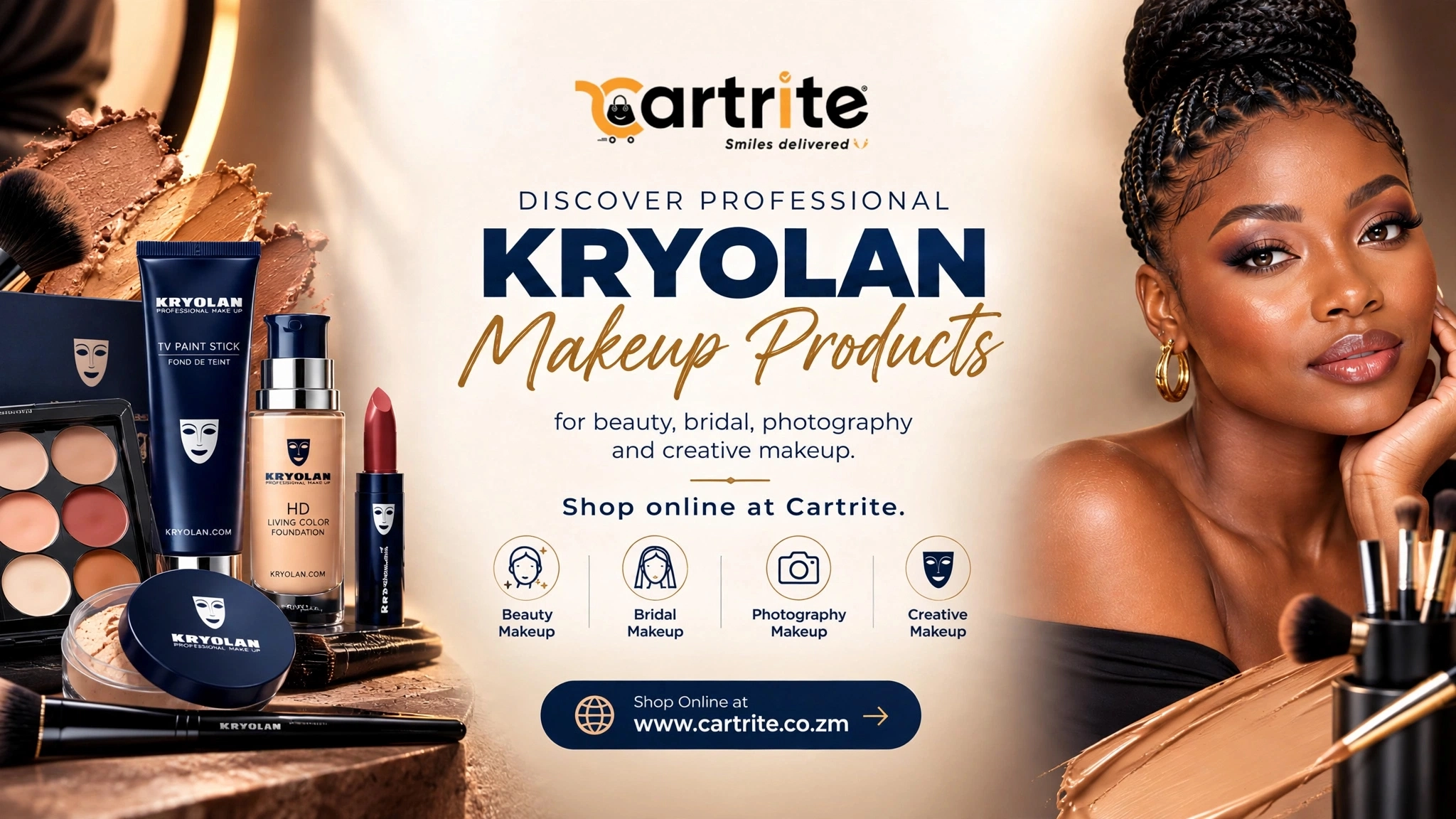 Discover Kryolan Professional Makeup in Zambia: A Guide for Makeup Artists & Beauty Lovers | Cartrite Zambia Blog