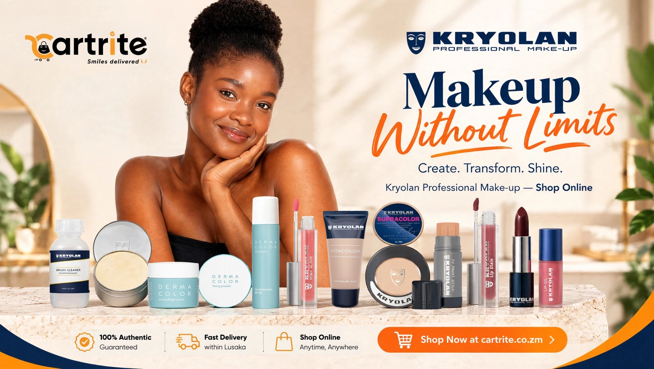 Kryolan Makeup Products at Great Prices: Shop Online in Zambia | Cartrite Zambia Blog