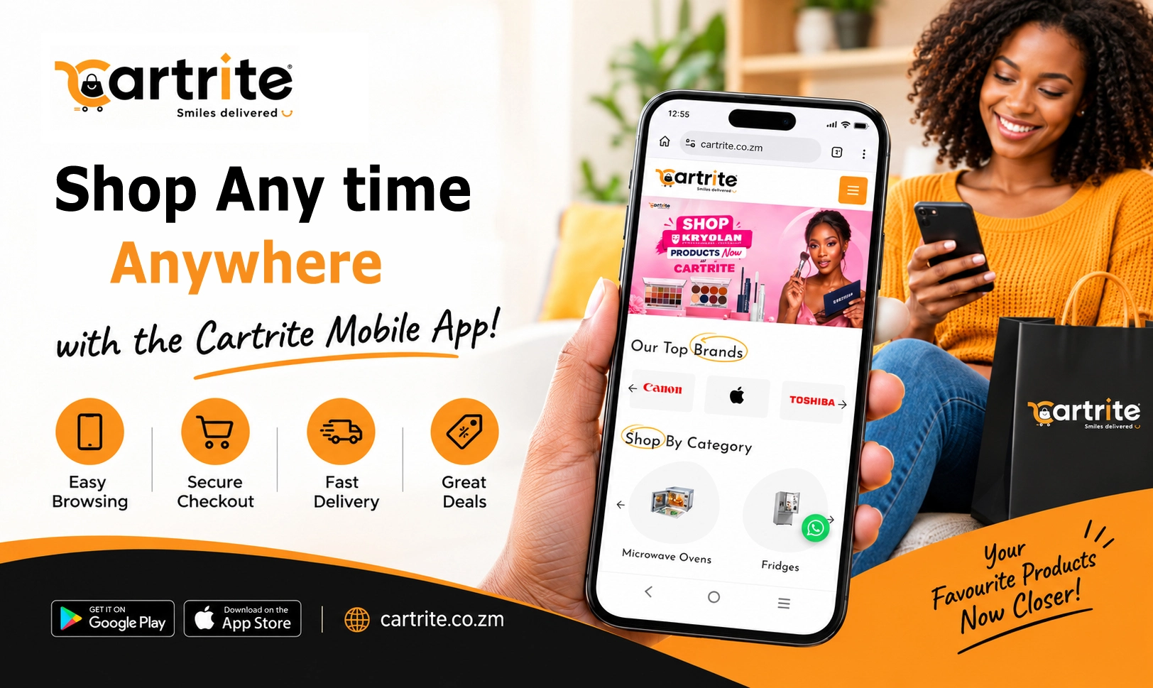Cartrite Mobile App Launch in Zambia: Shop Your Favourite Brands Anytime, Anywhere | Cartrite Zambia Blog
