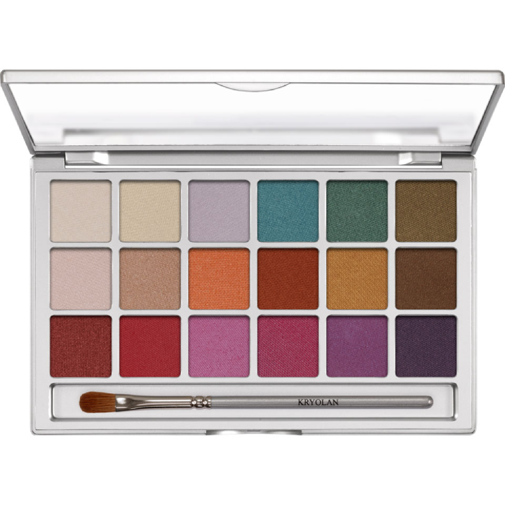 KRYOLAN V1 18 COLOR EYE SHADOW PALETTE