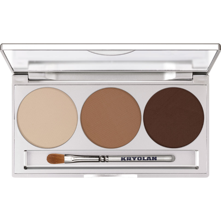 KRYOLAN SMOKY NUDE  3 COLOR EYE SHADOW PALETTE