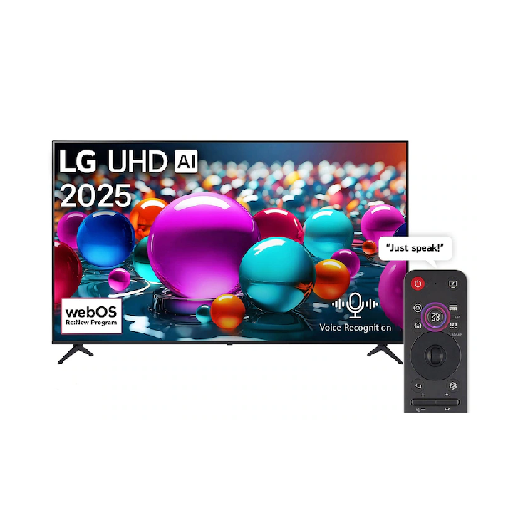 65" LG UHD AI UA85 4K Smart TV AI Magic remote HDR10 WebOS25 2025