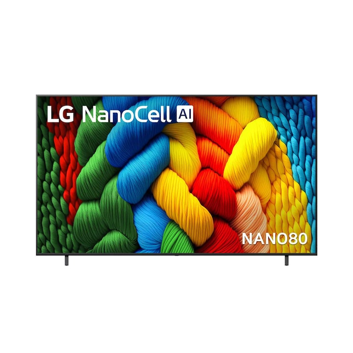 LG 86" NanoCell Smart TV- AI NANO80 4K 