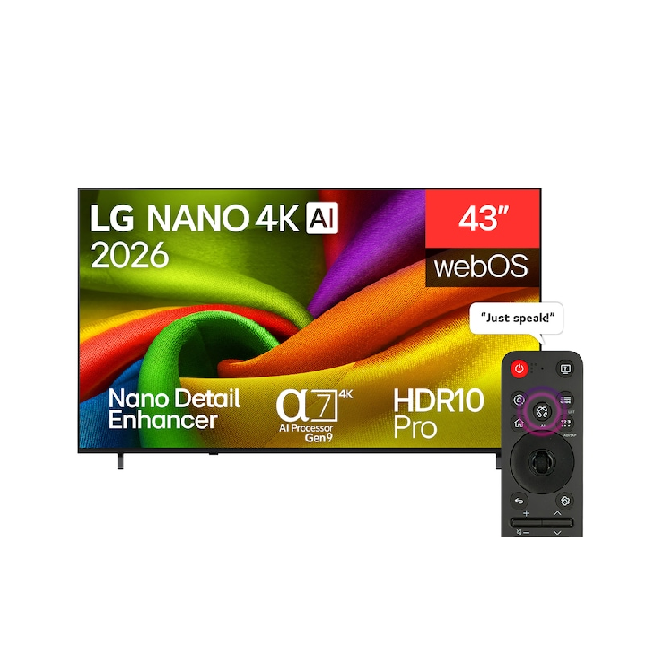 43" LG NANO 4K AI Smart TV