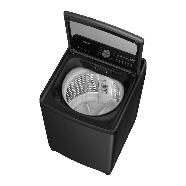 Hisense 21kg Top Loader Washing Machine Inverter Black( WT7T2125DB)