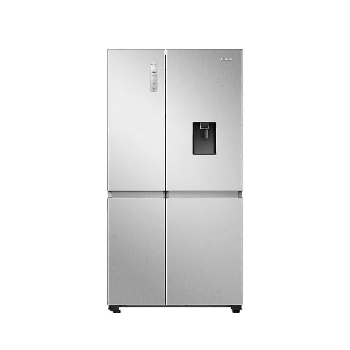 Hisense 631L Silver Side-By-Side Refrigerator with Water Dispenser & Total No Frost – H800SI-WD
