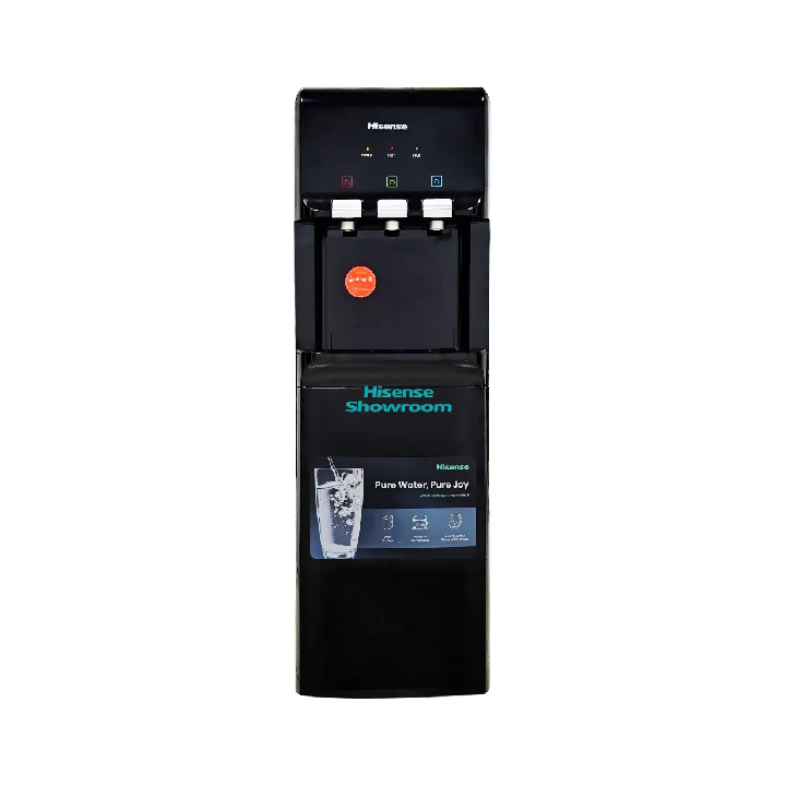Hisense 3 Faucet Water Dispenser – Hot, Normal & Cold with Compressor Cooling(H96WDTB3S1)