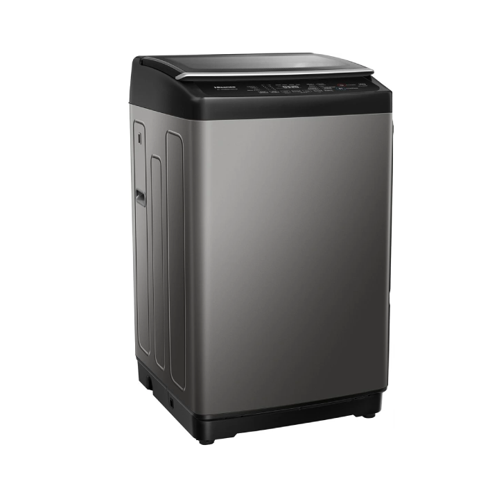Hisense 14kg Top Loader Washing Machine| Smart Fuzzy Logic- Titanium Grayand, grey (WTJA1402T)