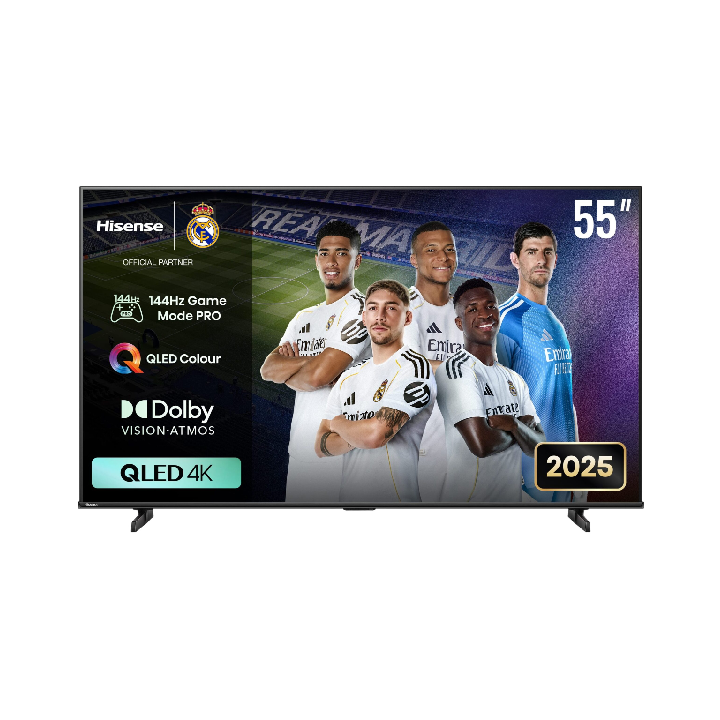 Hisense 55″ QLED 4K Gaming TV – 144Hz VRR, Dolby Vision & Atmos, Game Mode PRO (LED55Q7Q)