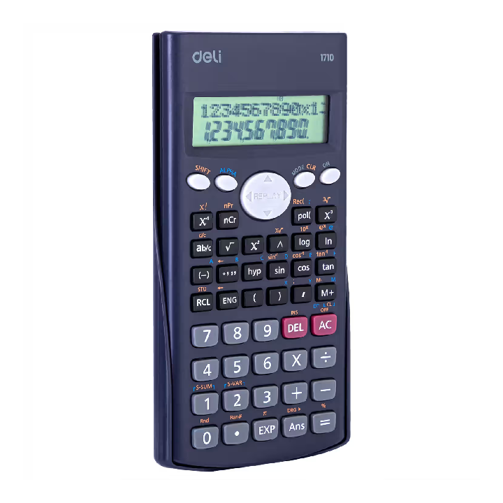 Deli Scientific Calculator – 240 Functions, Dual-Power, 10+2 Digit Display & Exam-Approved (E1710)
