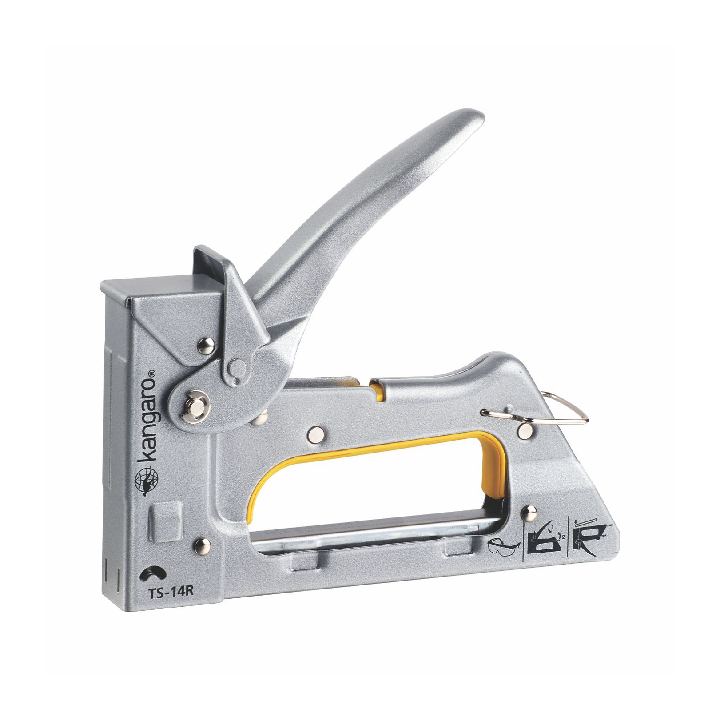 Kangaro Heavy Duty Gun Tacker Stapler – All‑Metal Construction, Multi‑Use Staple Gun (TS‑14R)