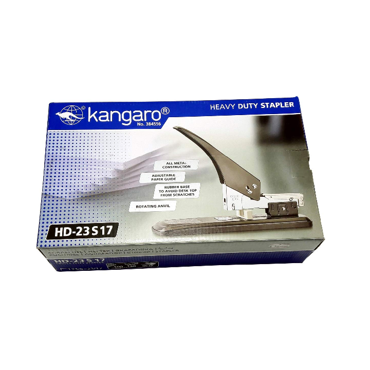 Kangaro HD 23S17 Heavy Duty Stapler – All‑Metal 140‑Sheet Capacity Desktop Stapler