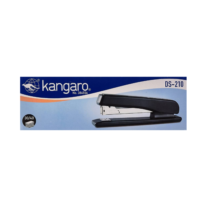 Kangaro DS 210 Black Full Strip Office Stapler – 30 Sheet Capacity & Quick Load