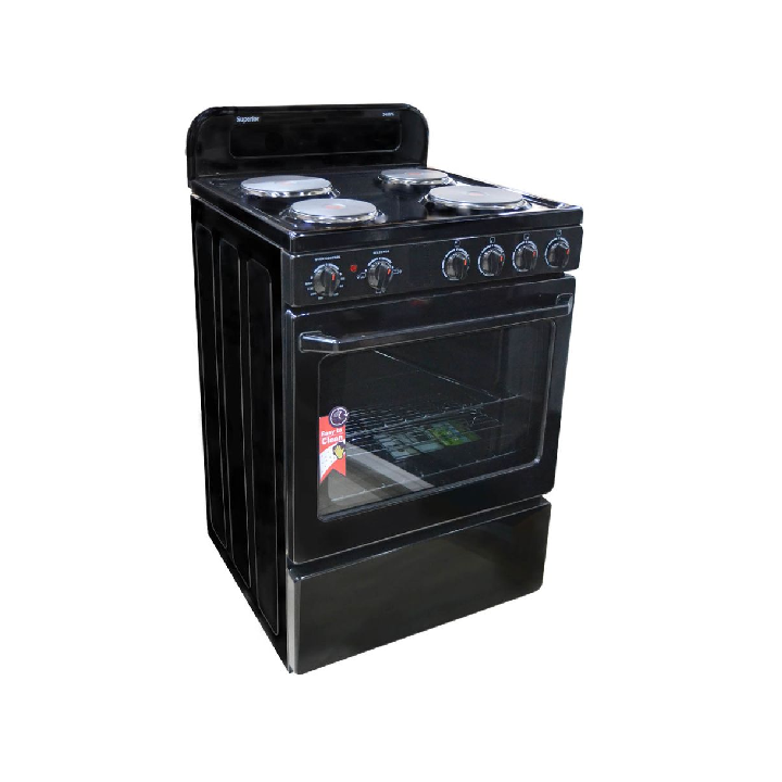 SUPERIOR  - Cooker 488 - Black - Front Control - SUP488FCBSW