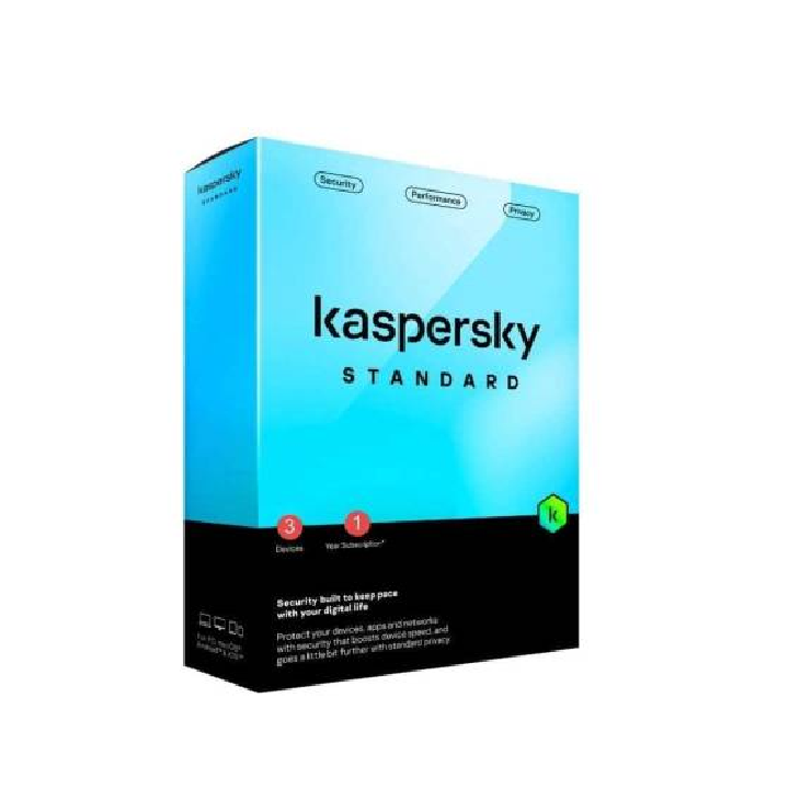 Kaspersky Standard Anti Virus 1 year License - 3 Devices