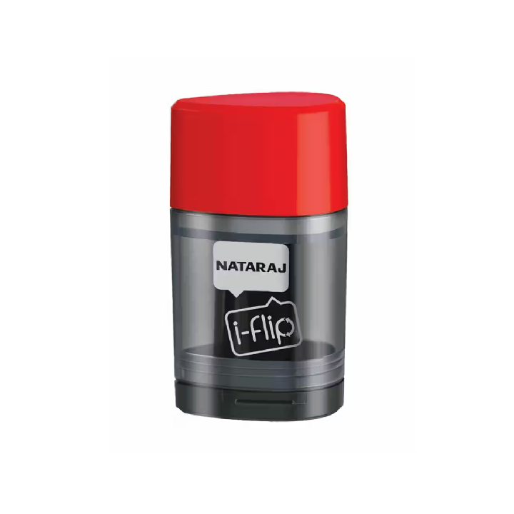 Nataraj I-Flip Sharpener & Eraser(packet)  – Dual Function Compact Stationery Tool for School, Office & Art Use
