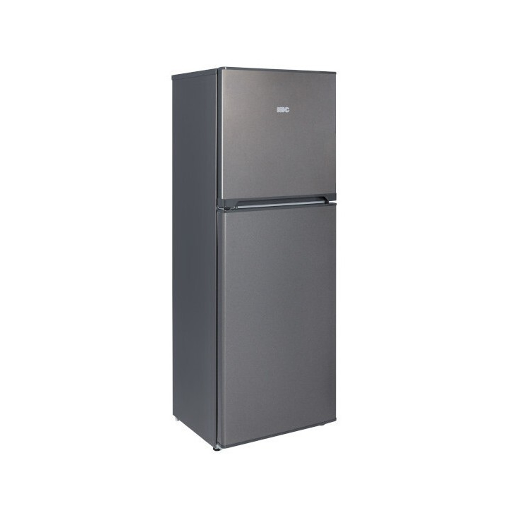 KIC 170L Double Door Fridge – Grey