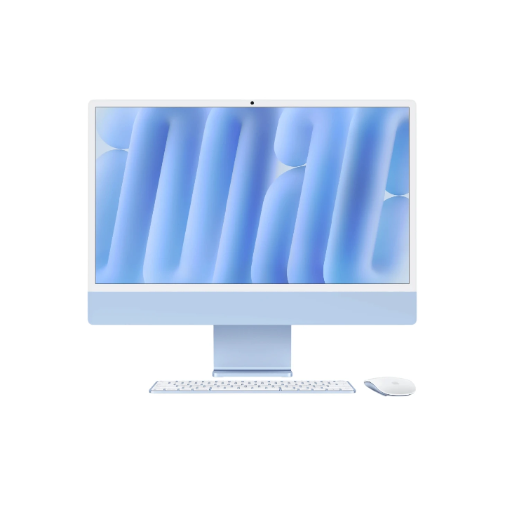 Apple iMac 24-inch M4 Chip, 24GB, 512GB SSD - Blue