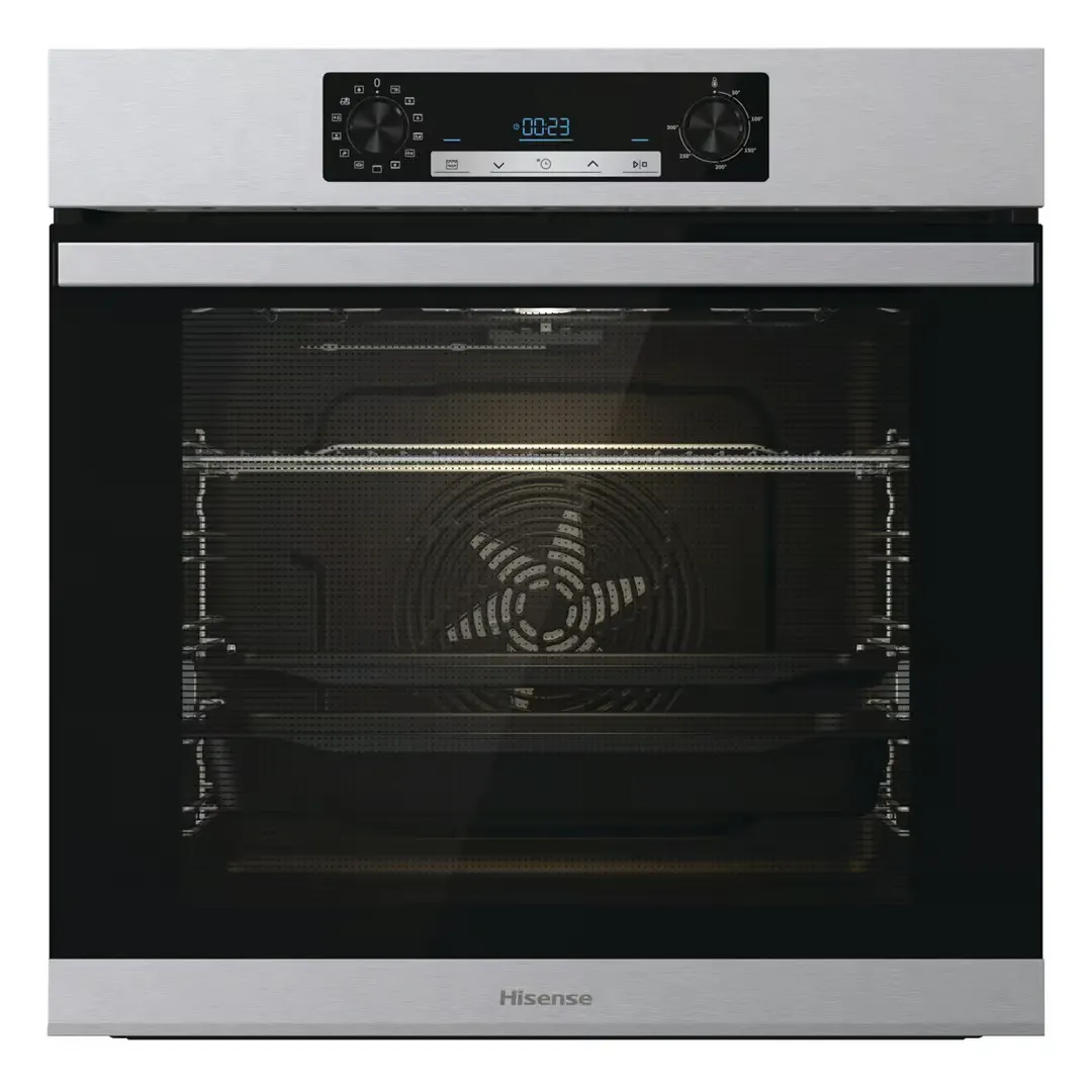 Hisense 77L Built-In Oven Air Fry 12 Functions Stainless 300°C BSA65226AXZA