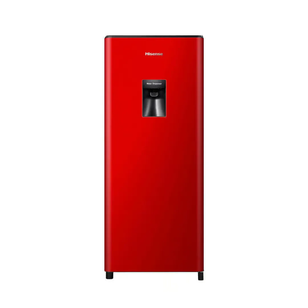 Hisense 172L Red Single Door Refrigerator – Compact Home Kitchen Fridge – H235RRE‑WD