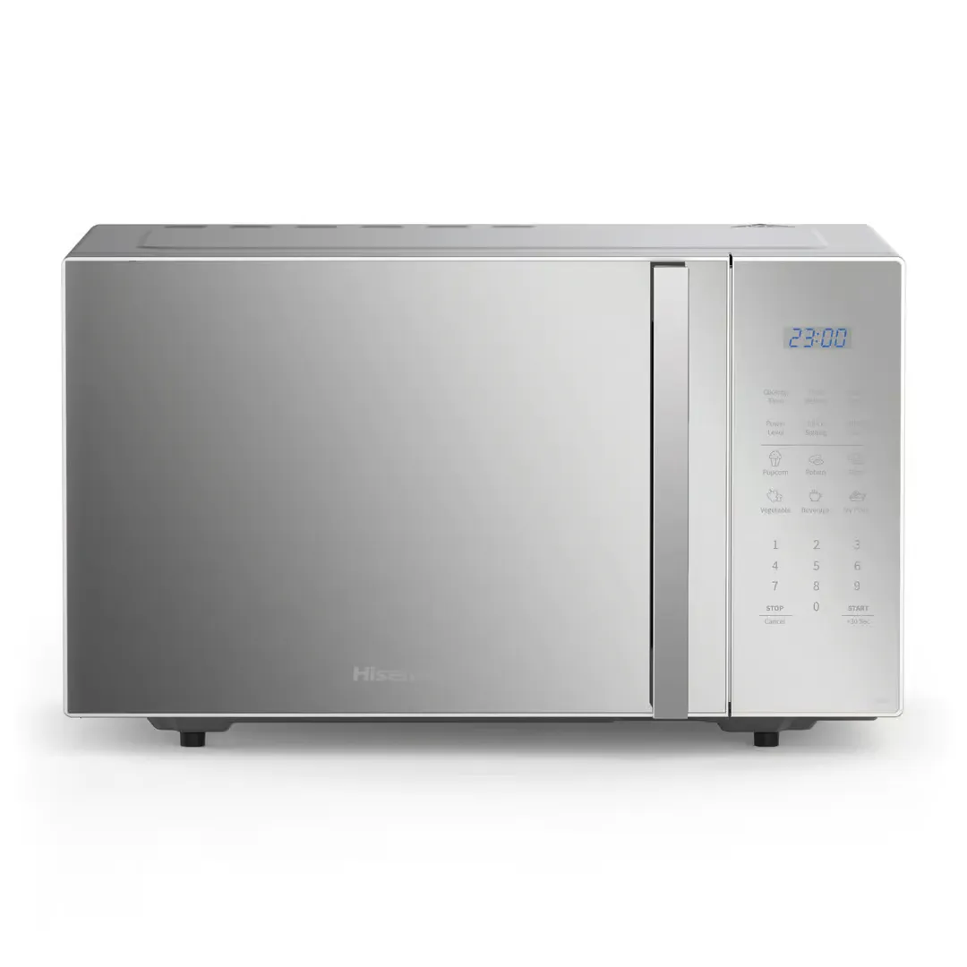 Hisense 26L Silver Microwave 800W 11 Power Levels Mirror Digital H26MOMS5H