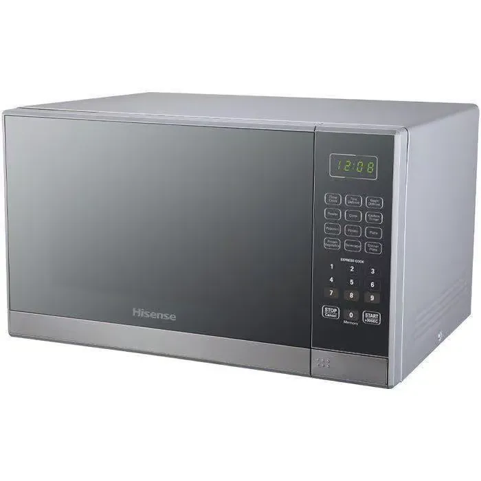 Hisense 36L Digital Microwave 1000W Silver Mirror 10 Power Levels H36MOMMI
