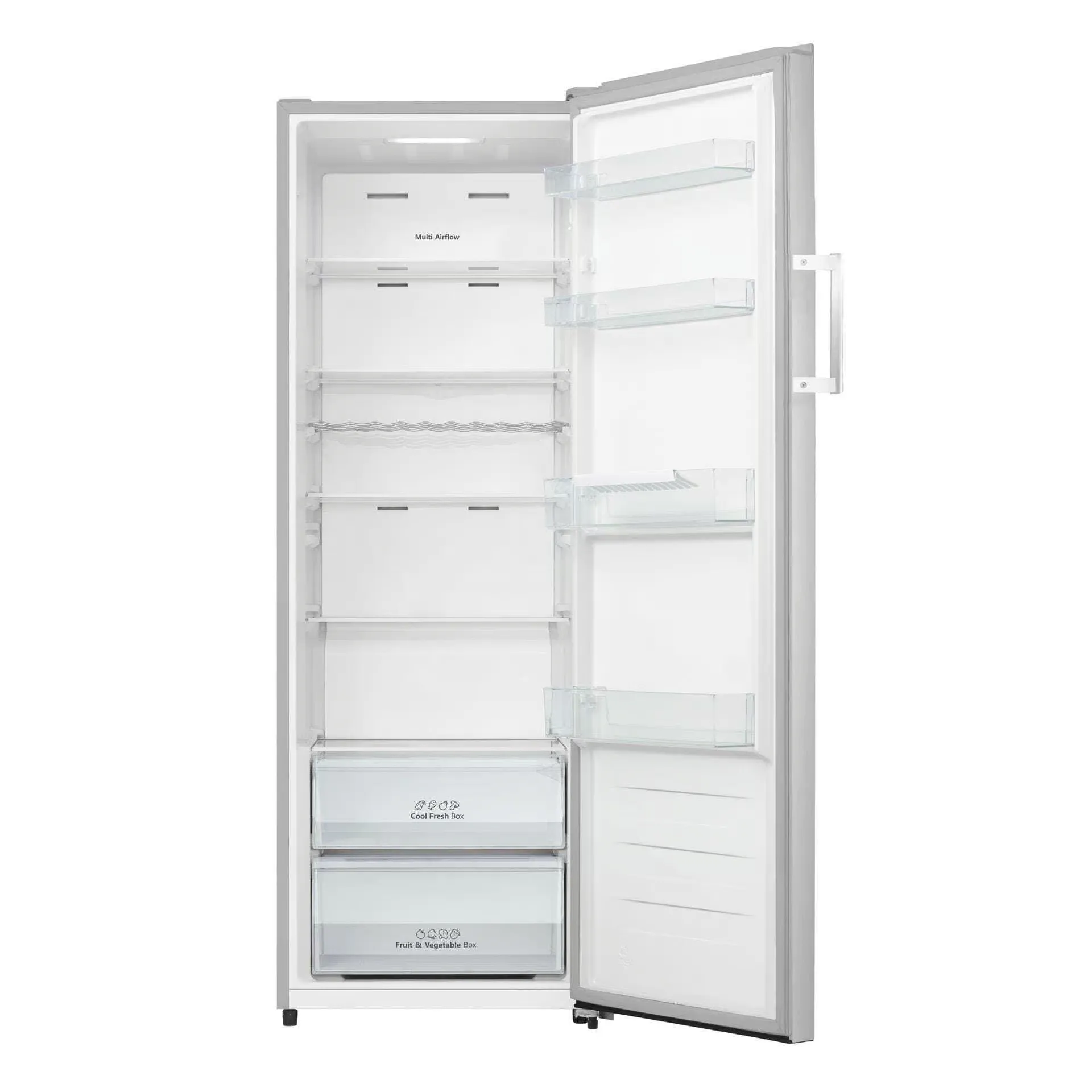 Hisense 400L Single Door Refrigerator Inox Stainless Steel Look Fridge  H400LI