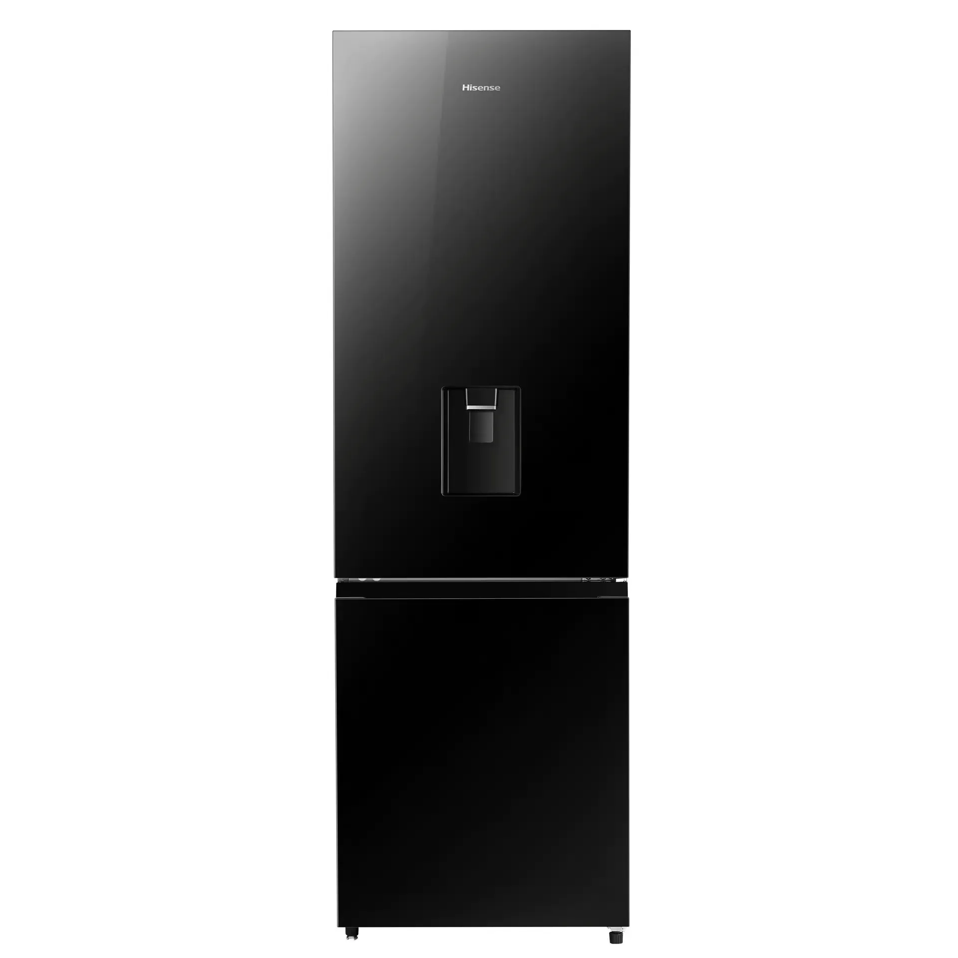 Hisense 347L Bottom Freezer Fridge Black Inox with Water Dispenser – H450BMIB-WD