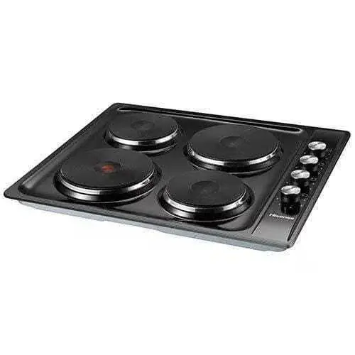 Hisense  60cm Black Electric Hob 4 Plates 5500W High-Speed H60STEB