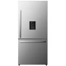 Hisense 441L Brushed Stainless Steel Combi Refrigerator with Total No Frost – H620BSWD