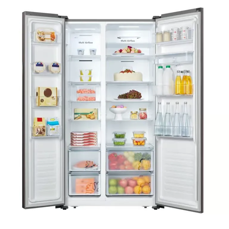 Hisense 508L Pink & White Side‑By‑Side Fridge Freezer with Water Dispenser – H670SDP‑WD