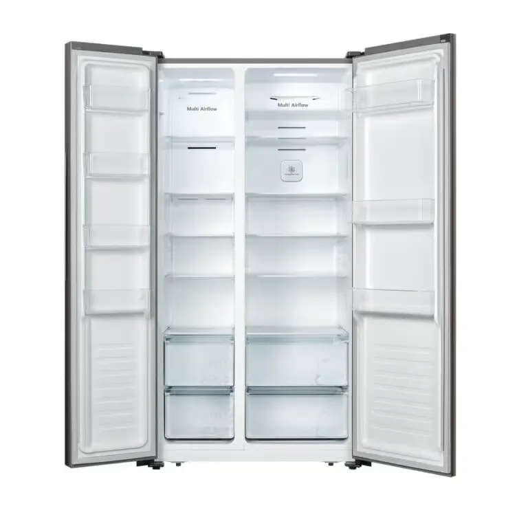 Hisense 508L Side‑By‑Side Refrigerator with Water Dispenser & Total No Frost – H670SIT