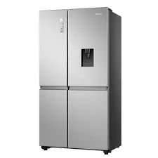 Hisense 633L Silver Side-By-Side Refrigerator with Water Dispenser & Total No Frost – H800SI-WD