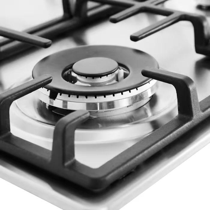 Hisense 60cm 4-Burner Gas Hob - Stainless Steel HHU60GAGR