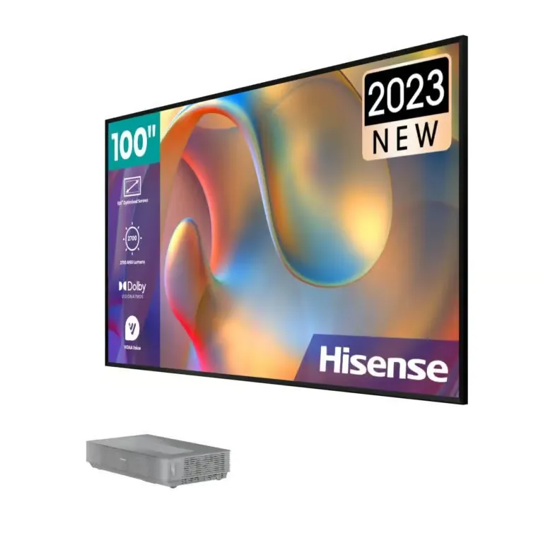 Hisense  100″ 4K Smart Laser TV with Dolby Vision & Dolby Atmos-100L5H