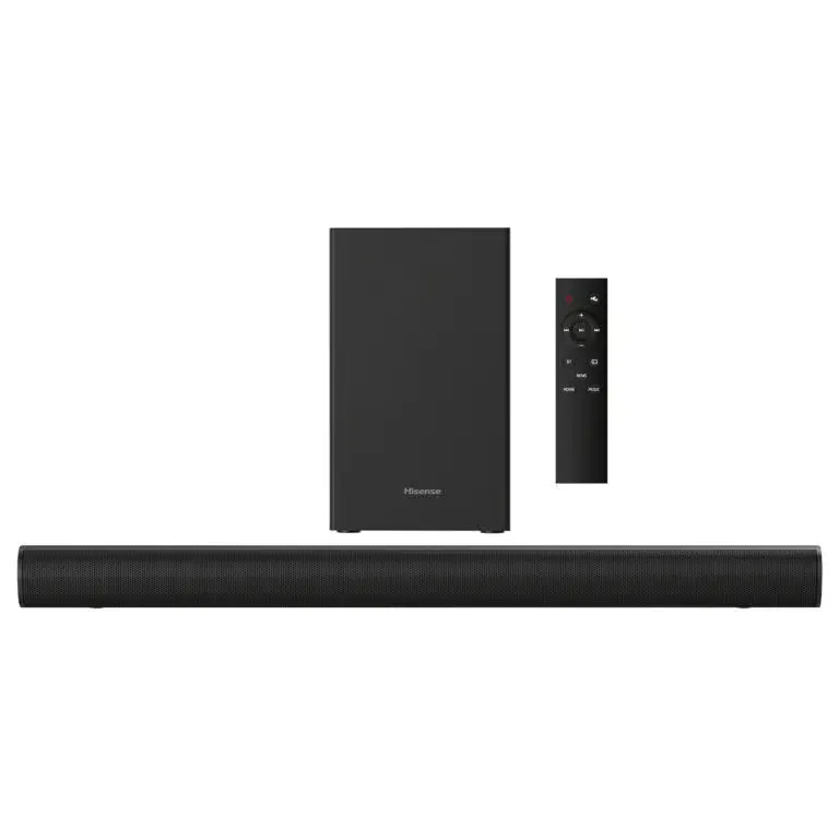 Hisense 2.1 Channel Soundbar-140W, 4.5(HS1800)" Subwoofer, Black 