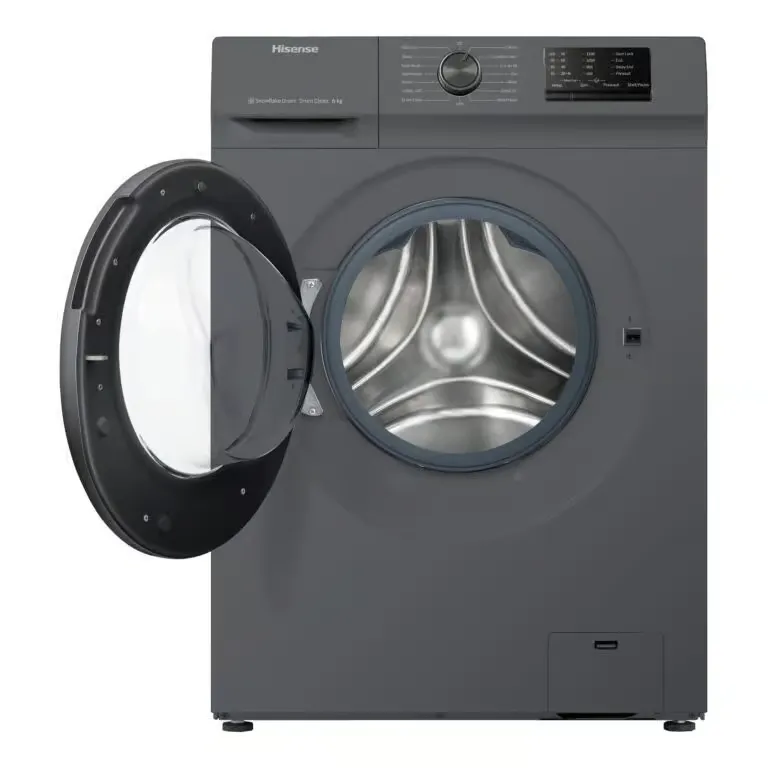 Hisense 6 kg Front Load Washing Machine, Self-Diagnostic Fault Finding-Titanium Gray (WFVC6010T)