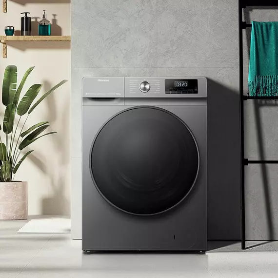 Hisense Washer 8kg & Dryer 5Kg, Black, Front Load Washing Machine (WD3Q8043BT)
