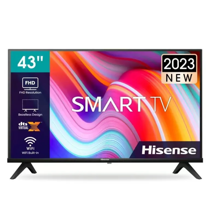 Hisense 43″ Full HD VIDAA Smart LED TV, Noise Reduction, Black (LED43A4Q)