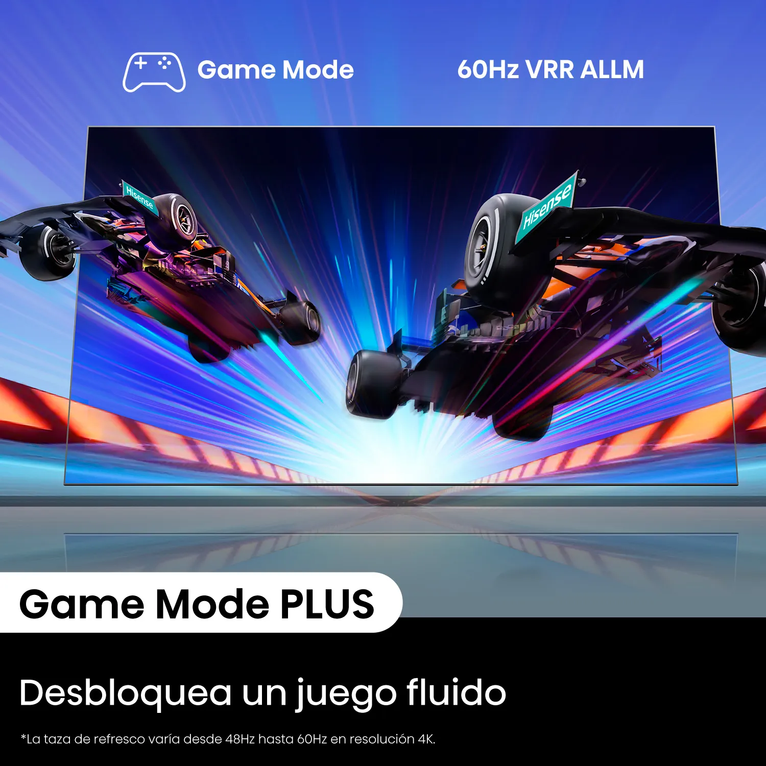 Hisense 58″ UHD 4K VIDAA Smart TV – Dolby Vision HDR, AI Upscaler & DTS Virtual:X (58A6N)