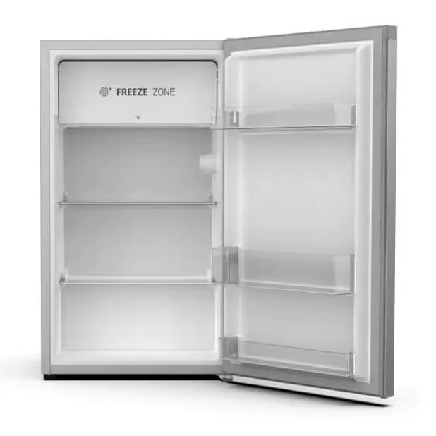Hisense Mora 90 L Bar Fridge – Titanium Silver, LED Lighting, Adjustable Shelves & A+ Energy (M125RTS)