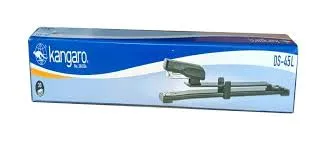 Kangaro Black Long Reach Half Strip Metal Stapler – Wide Format Desktop Stapler (DS 45L)
