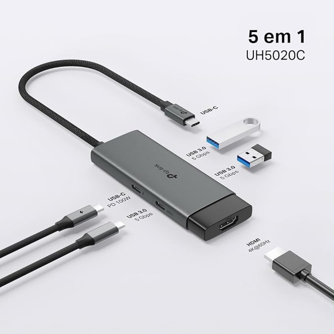 TP-Link UH5020C USB Type-C 5 in 1 Hub