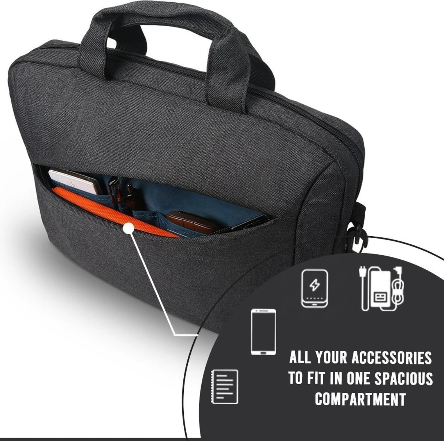 Lenovo T210 15.6 Inch Top loader Laptop Backpack, Black
