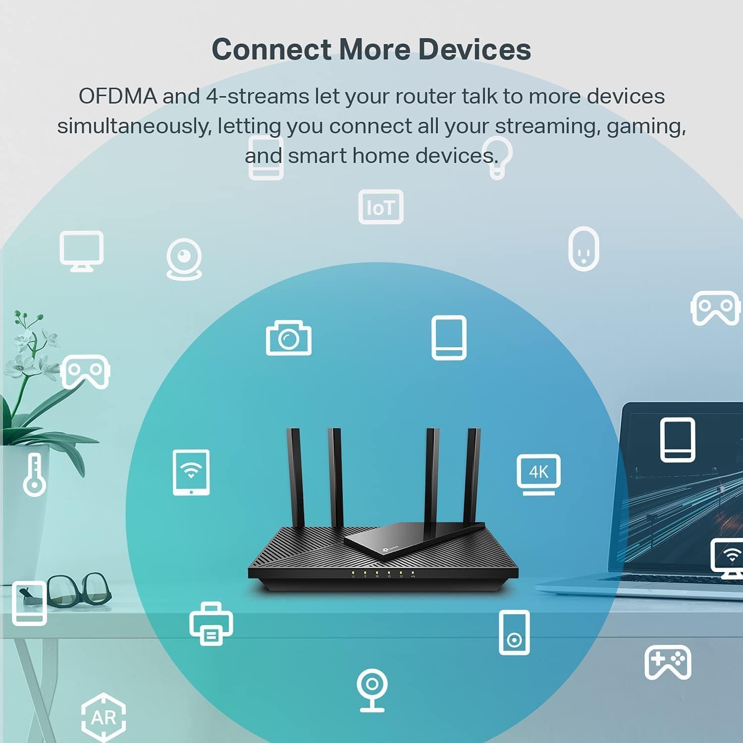 TP-Link Next-Gen Wi-Fi 6 AX3000 Mbps Gigabit Dual Band Smart Wireless Router