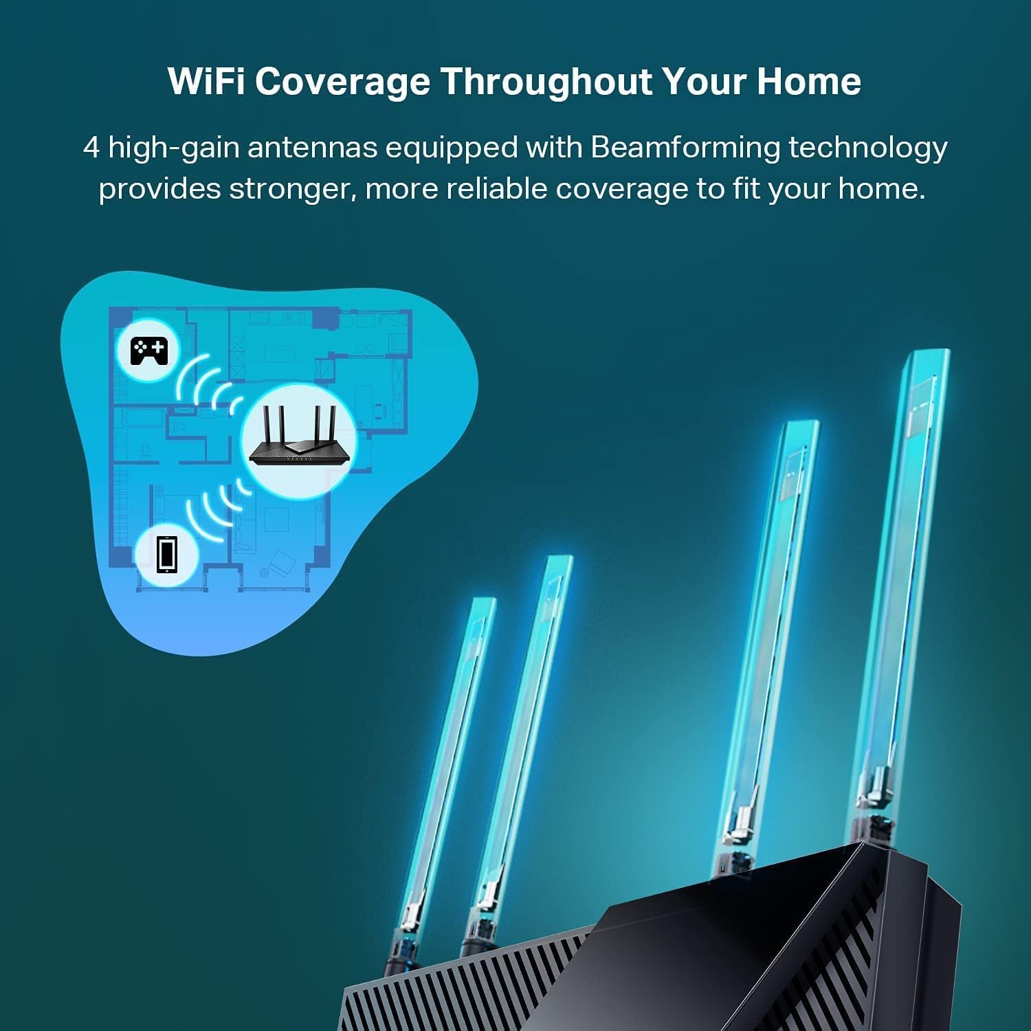 TP-Link Next-Gen Wi-Fi 6 AX3000 Mbps Gigabit Dual Band Smart Wireless Router